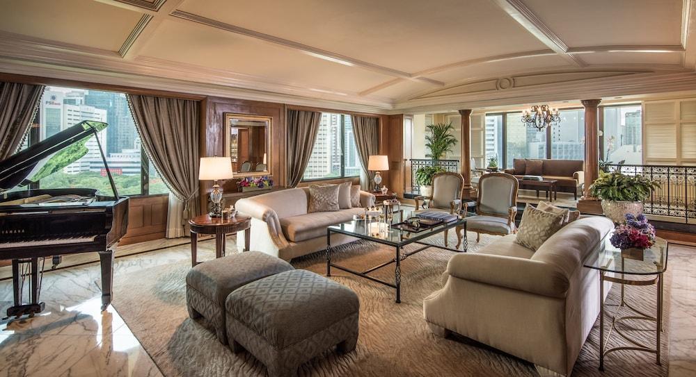 Hotel The Peninsula Manila Makati City Exteriér fotografie The living room of a Presidential Suite