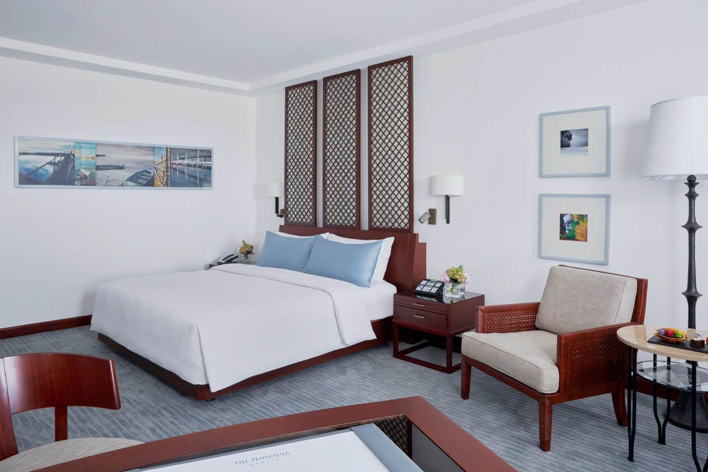 Hotel The Peninsula Manila Makati City Exteriér fotografie A room at the hotel