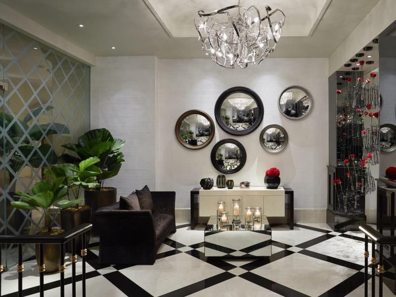 Hotel The Peninsula Manila Makati City Exteriér fotografie The interior of the hotel